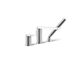 Composed Deck-mount bath faucet with handshower - image 1