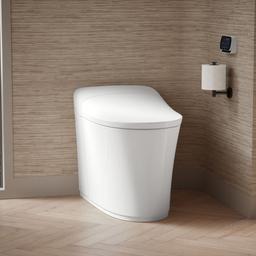 Eir One-piece elongated smart toilet, dual-flush - White - image 2