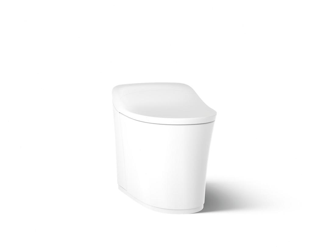 Eir One-piece elongated smart toilet, dual-flush - White by Kohler