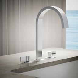 Components Deck-mount bath spout with Ribbon design - image 2