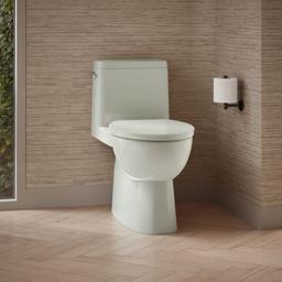 Reach One-piece compact elongated toilet with skirted trapway, 1.28 gpf - image 2