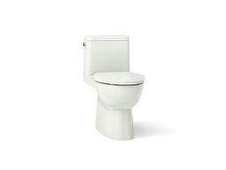 Reach One-piece compact elongated toilet with skirted trapway, 1.28 gpf - image 1
