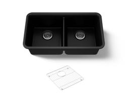 Cairn 33-1/2'' undermount double-bowl kitchen sink - image 1