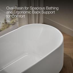 Ceric 65'' x 31'' freestanding bath - image 8