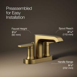 Hint Centerset Bathroom Sink Faucet 1.2 GPM - image 2