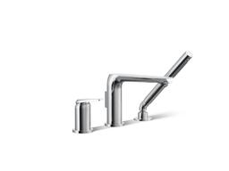 Avid Deck-mount bath faucet with handshower - image 1