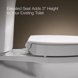 Hyten Elevated Quiet-CloseE elongated toilet seat - image 5