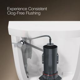 One-piece compact elongated toilet with concealed trapway, 1.28 gpf - image 18