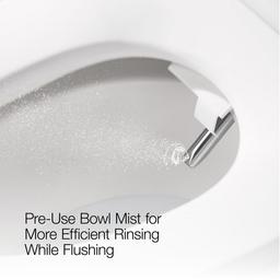 Purewash E860 Elongated Bidet Toilet Seat With Remote Control White - image 11
