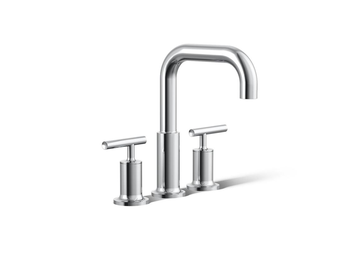 Kohler Purist Deck-mount Bath Faucet Trim with Lever Handles - Polished Chrome by Kohler