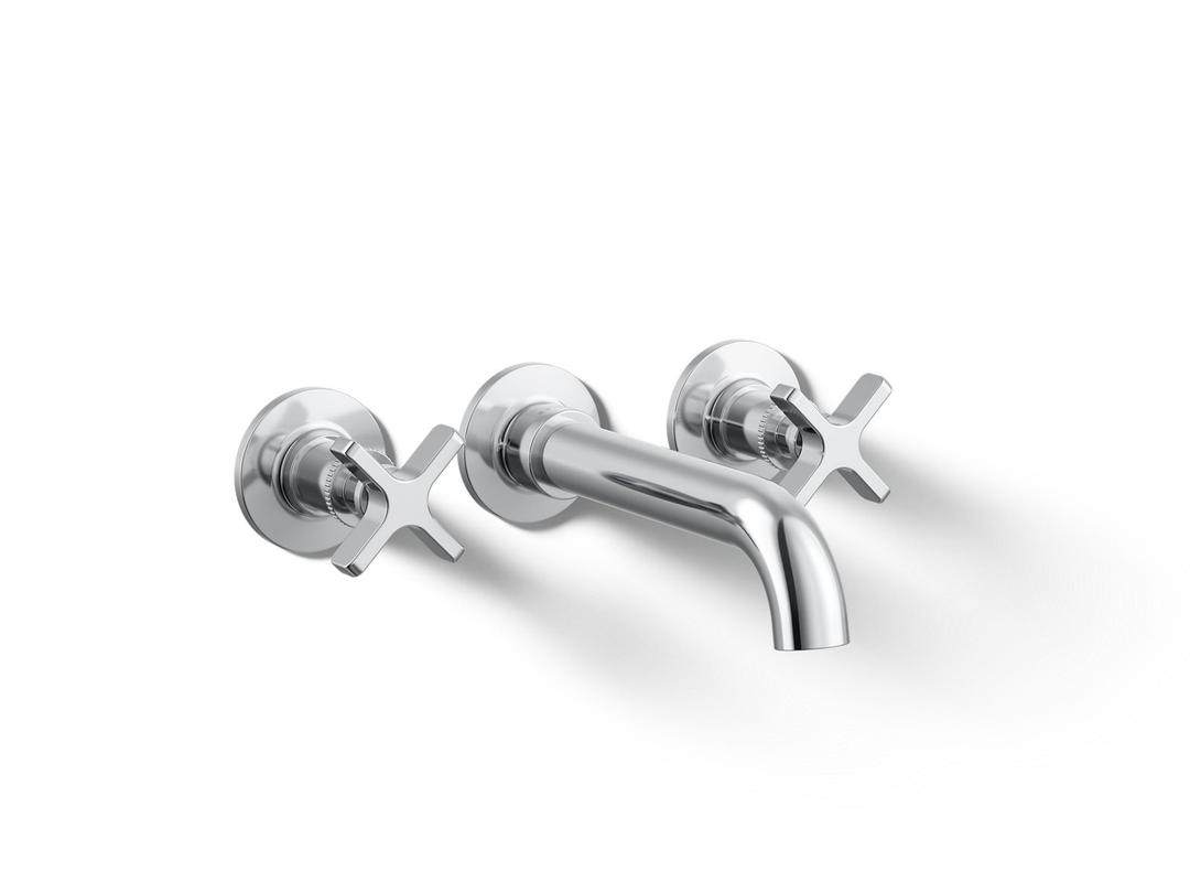CastiaE by Studio McGee Wall-mount bath faucet trim by Kohler