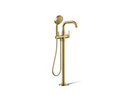 CastiaE by Studio McGee Floor-mount bath filler trim with handshower - image 2