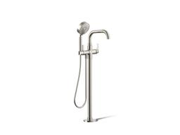 CastiaE by Studio McGee Floor-mount bath filler trim with handshower - image 5