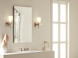 Catalan 24-1/8'' W x 36-1/8'' H aluminum single-door medicine cabinet with 107 degree hinge - image 2