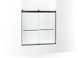 Kohler Levity Sliding Bath Door, 59-3/4'' H X 56-5/8 - 59-5/8'' W, with 1/4'' Thick Crystal Clear... - image 4