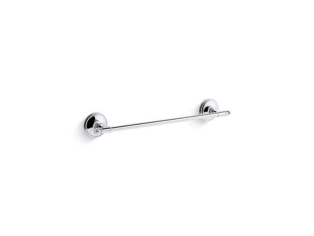 Eclectic 18'' towel bar - Vibrant Brushed Nickel