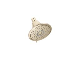Forte 2.5 gpm multifunction showerhead with Katalyst air-induction technology - Vibrant French Gold - image 2