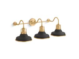 HauksbeeE 3 Light Double Bell Sconce - Polished Chrome - image 2