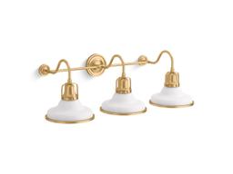 HauksbeeE 3 Light Double Bell Sconce - Polished Chrome - image 4