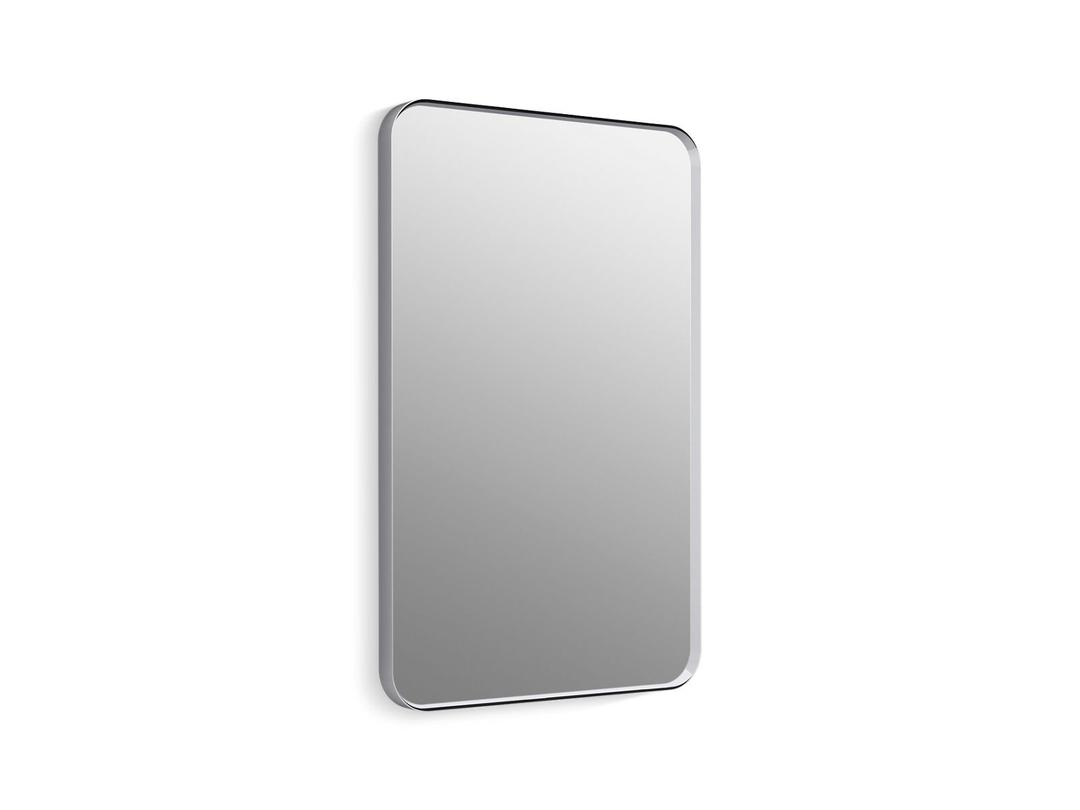 Essential 22'' x 34'' rectangular framed mirror - Polished Chrome by Kohler