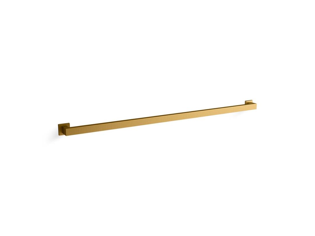 Square 42'' grab bar - Vibrant Brushed Moderne Brass by Kohler