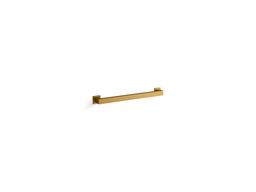 Square 18'' grab bar - Vibrant Brushed Moderne Brass - image 1