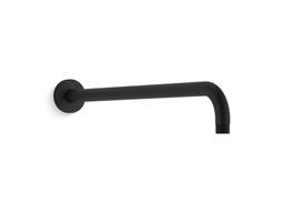 Statement 19'' wall-mount single-function rainhead arm and flange - image 3