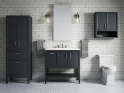 Winnow 36'' bathroom vanity cabinet with sink and quartz top - image 25