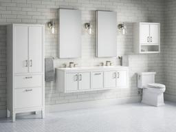 Winnow 60'' bathroom vanity cabinet with sinks and quartz top - image 20