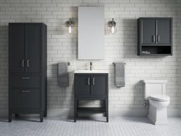 Winnow 24'' bathroom vanity cabinet with sink and quartz top - image 22