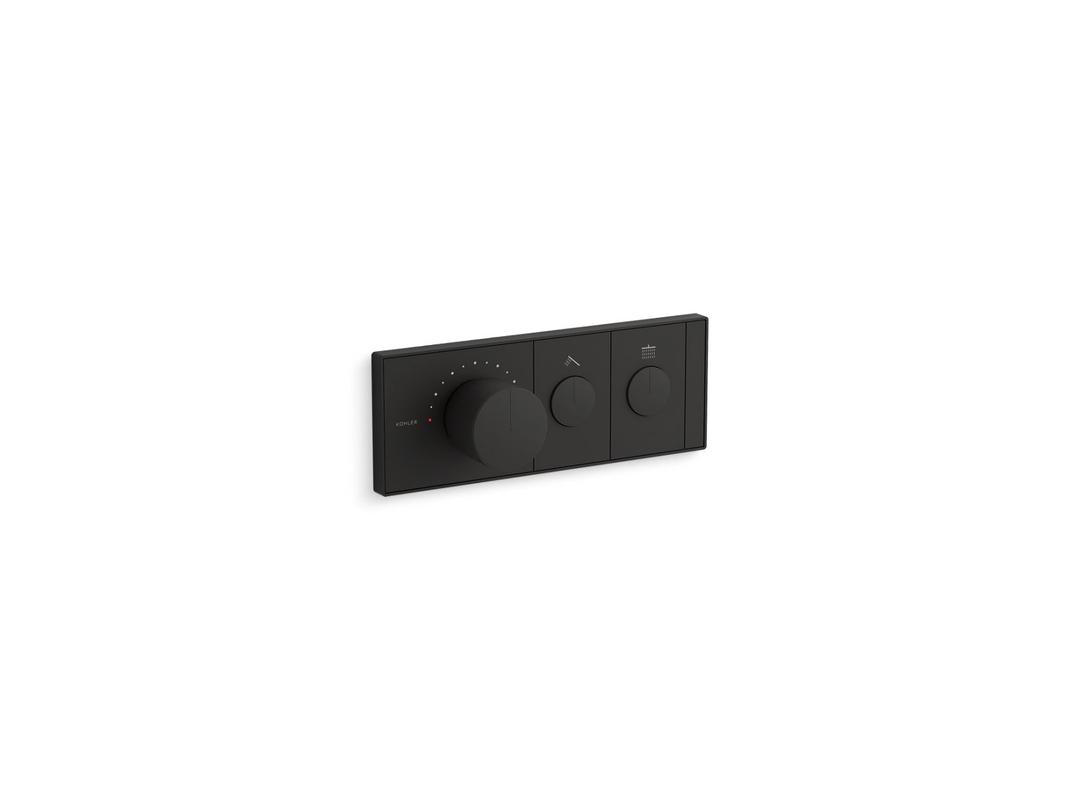 Anthem Two-outlet recessed mechanical thermostatic valve control by Kohler