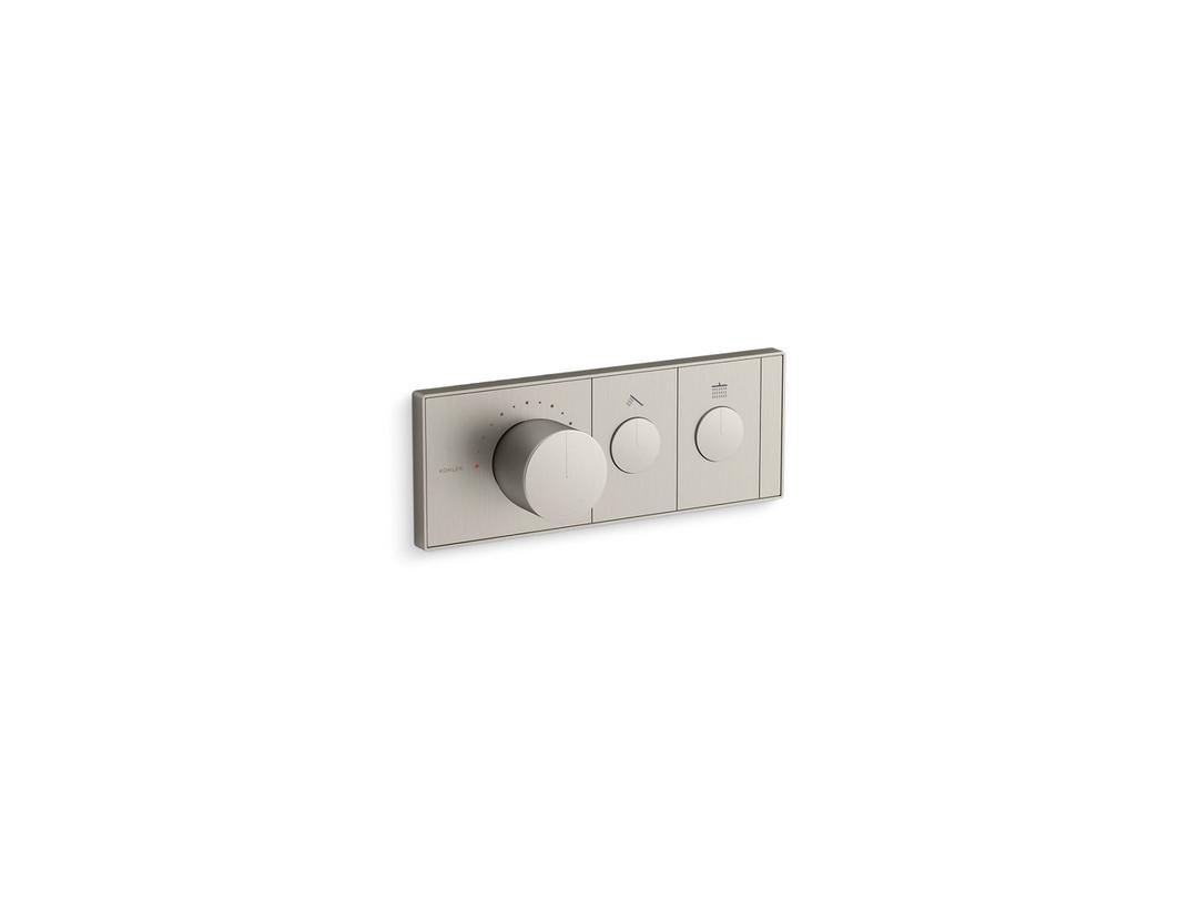 Anthem Two-outlet recessed mechanical thermostatic valve control by Kohler