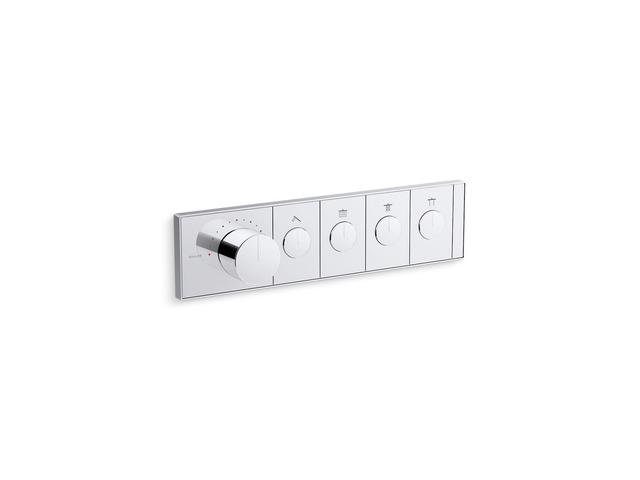Anthem Four-outlet recessed mechanical thermostatic valve control