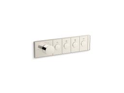 Anthem Four-outlet recessed mechanical thermostatic valve control - image 4