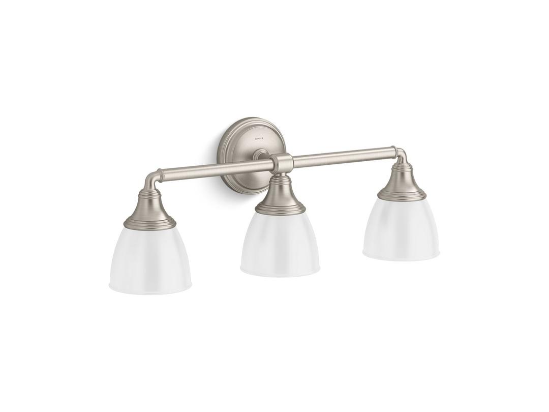 Devonshire Three-light sconce by Kohler