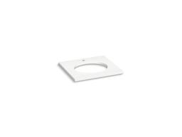 Silestone 25'' quartz vanity top with oval cutout - image 1