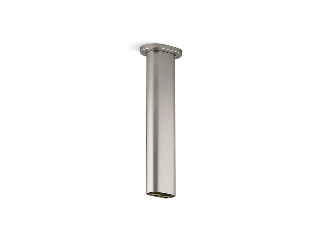 Statement 10'' ceiling-mount two-function rainhead arm and flange by Kohler