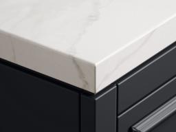 Southerk 60'' bathroom vanity cabinet with sinks and quartz top - image 24