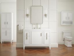 Southerk 48'' bathroom vanity cabinet with sink and quartz top - image 16