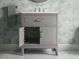 Seer 30'' bathroom vanity cabinet with sink and quartz top - image 23