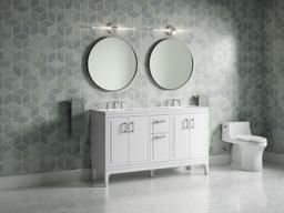 Seer 60'' bathroom vanity cabinet with sinks and quartz top - image 16