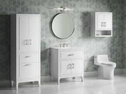 Seer 30'' bathroom vanity cabinet with sink and quartz top - image 16