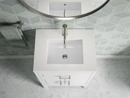 Seer 24'' bathroom vanity cabinet with sink and quartz top - image 22