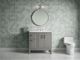 Seer 36'' bathroom vanity cabinet with sink and quartz top - image 23