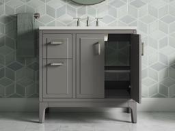 Seer 36'' bathroom vanity cabinet with sink and quartz top - image 16