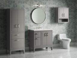 Seer 36'' bathroom vanity cabinet with sink and quartz top - image 22