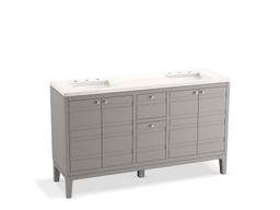 Helst 60-in bathroom vanity set - Mohair Grey - image 1