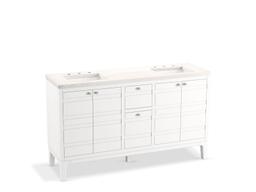 Helst 60-in bathroom vanity set - Mohair Grey - image 2