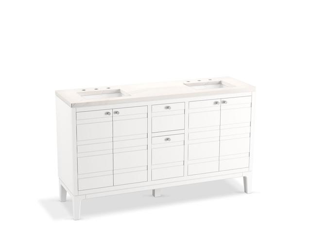 Helst 60-in bathroom vanity set - Mohair Grey