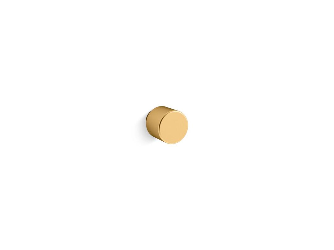 Helst Cabinet knob - Vibrant Brushed Moderne Brass by Kohler